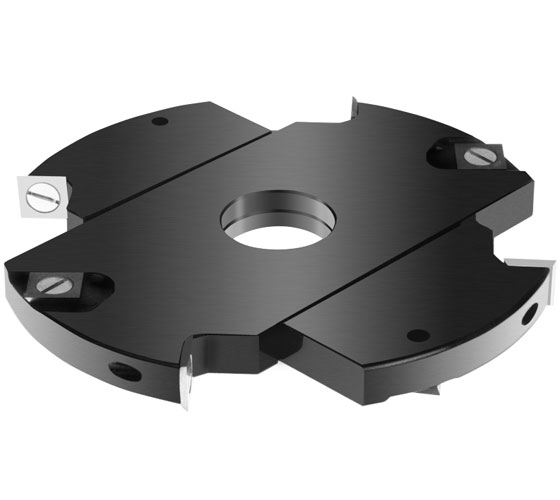 01.160.014.330Z4 Adjustable Grooving Cutter with TC Reversible Blades
