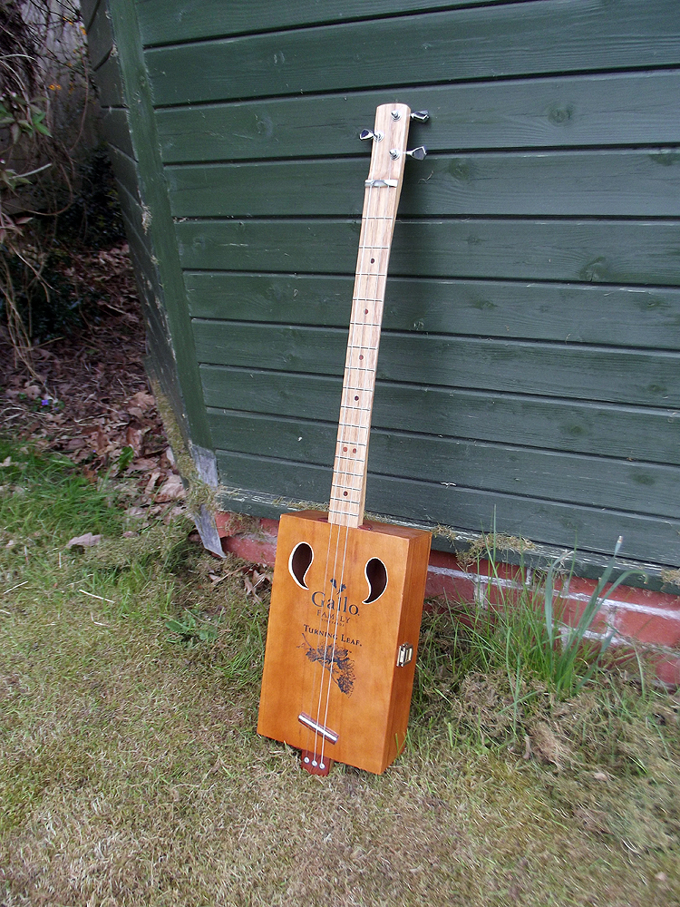 Finished Cigar Box Guitar