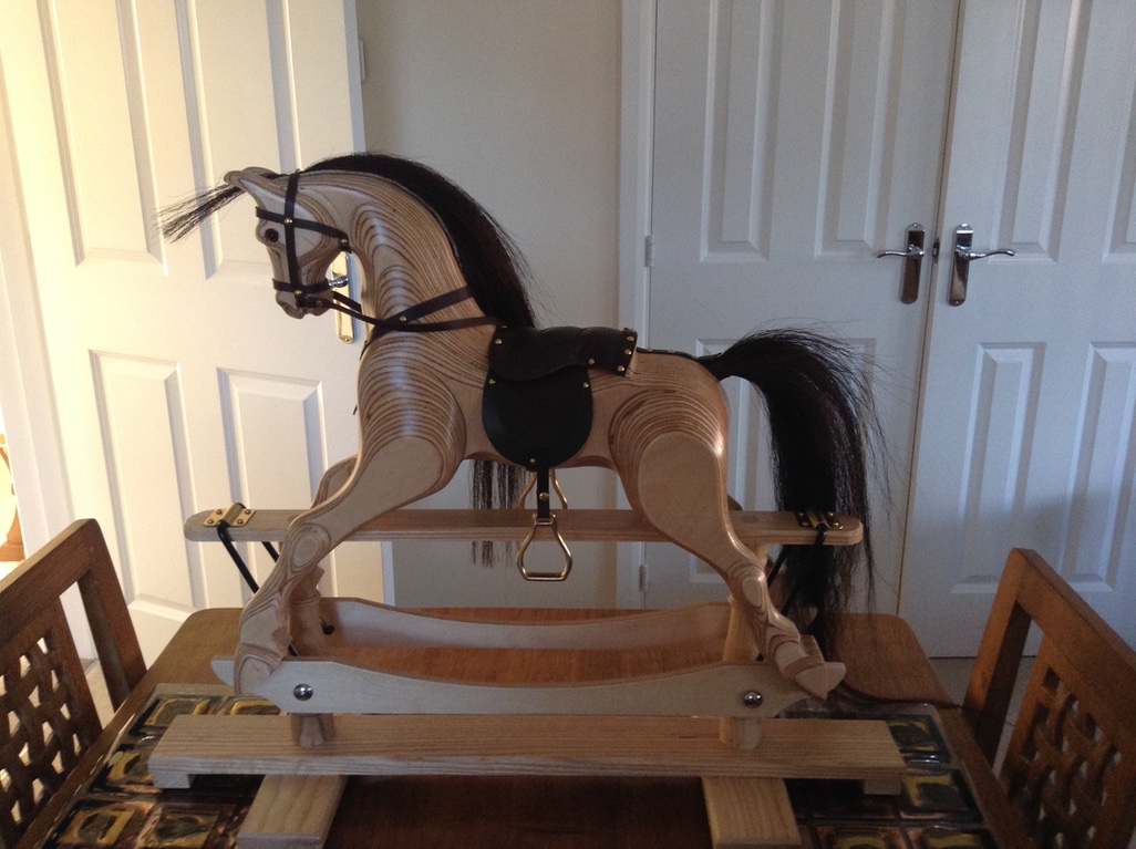 Miniature Rocking Horse using Record Power Wood Carving Chisels