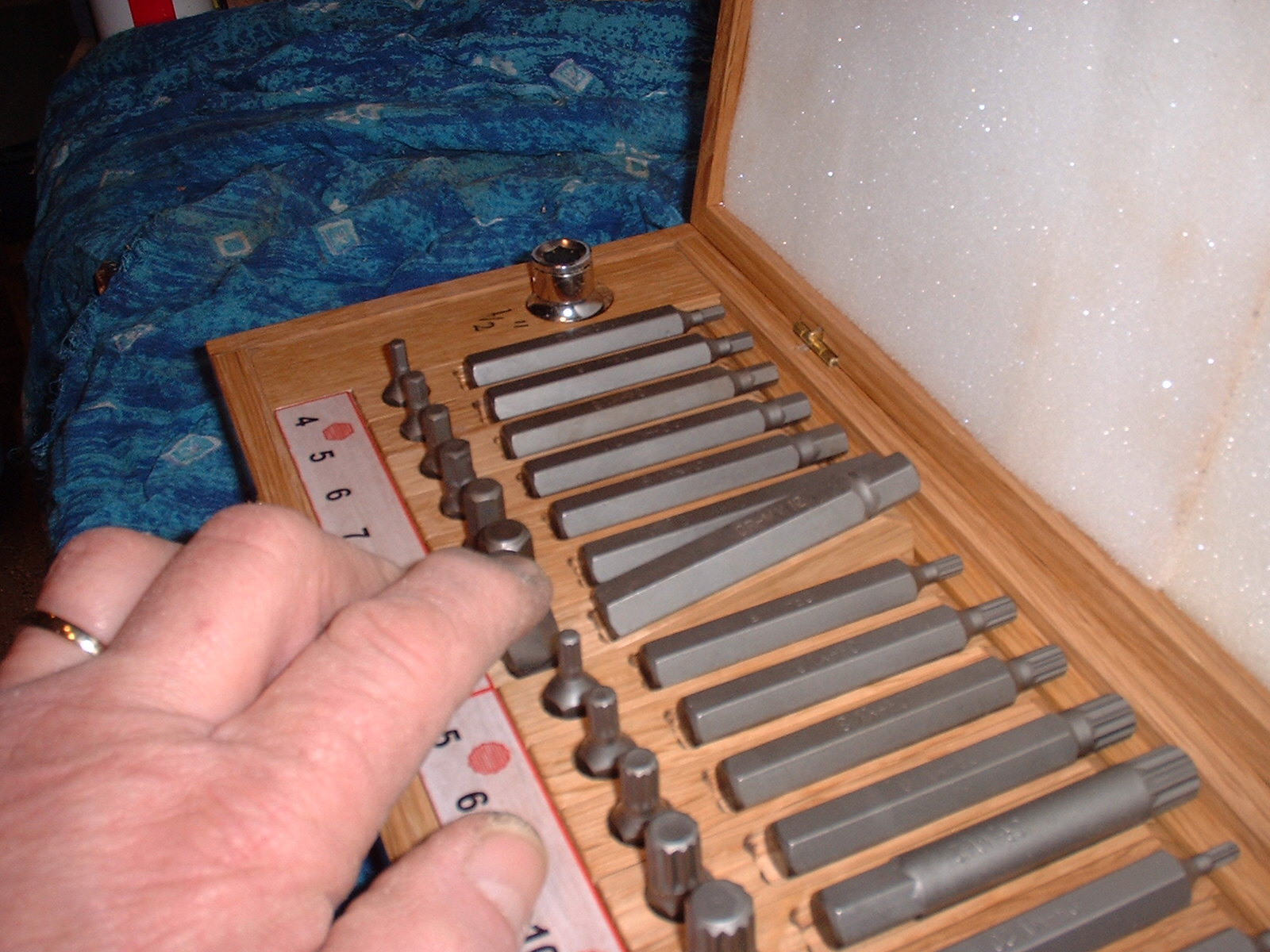 Socket set tool box
