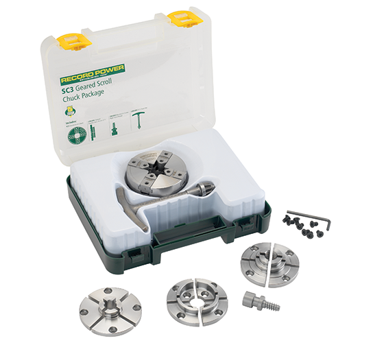  SC3 Geared Scroll Chuck Package 1