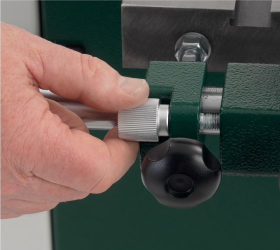 Cam-Action Fence Adjustment and Micro-Adjustment