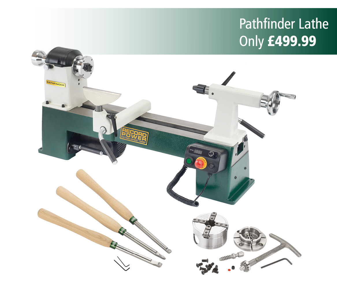 Pathfinder Lathe, ProComfort Carbide Set and SC2 Mini Chuck Package