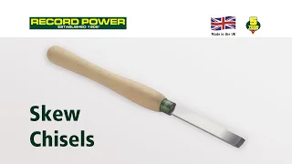 Record Power's UK-Made Turning Tools - Skew Chisels